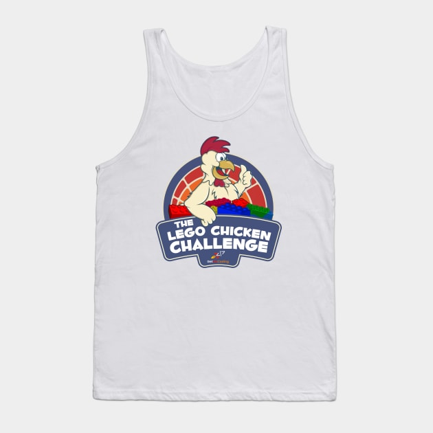 The Lego Chicken Challenge Tank Top by GetMeCoding.com Gear